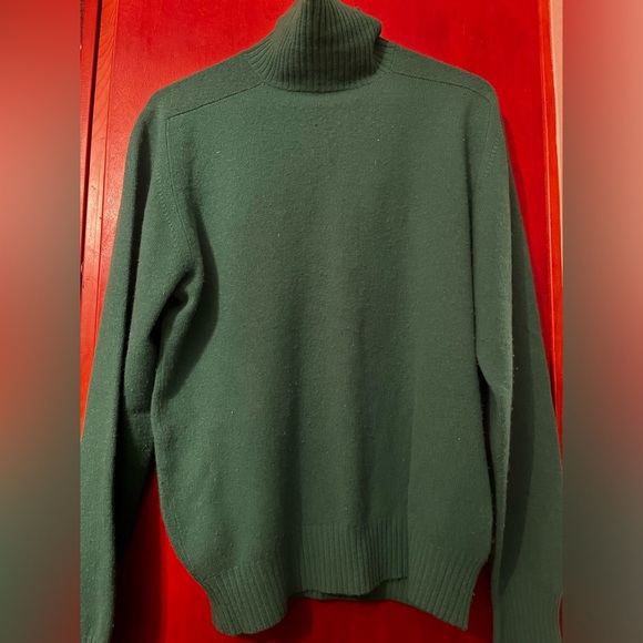 Newcome Robb Buffalo Made in Scotland Green 100% Pure Cashmere Sweater Sz 42 Men - Picture 8 of 12